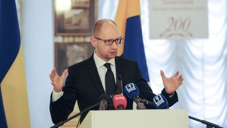 Премиерът на Украйна Арсений Яценюк. Снимка: Ройтерс