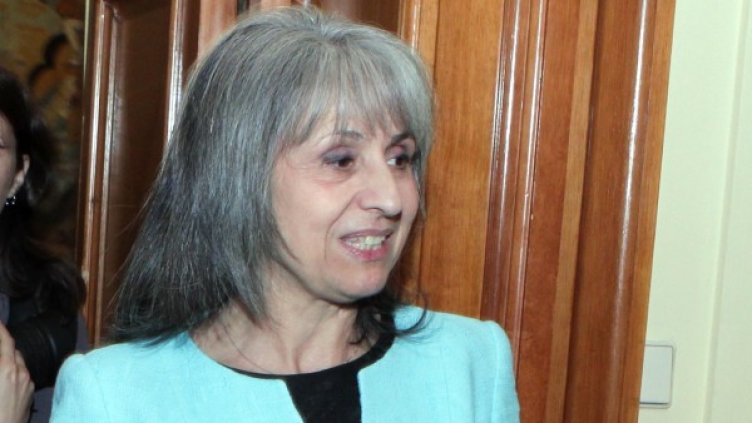 Вицепрезидентът Маргарита Попова. Снимка, архив БТА