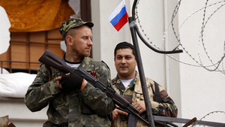 Проруски активисти отказват отлагане на референдума за ДНР Снимка: Reuters