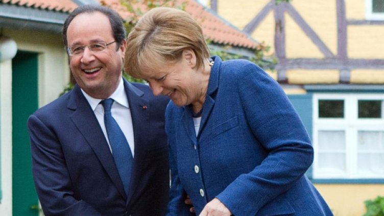 Ангела Меркел и Франсоа Оланд Снимка: БТА