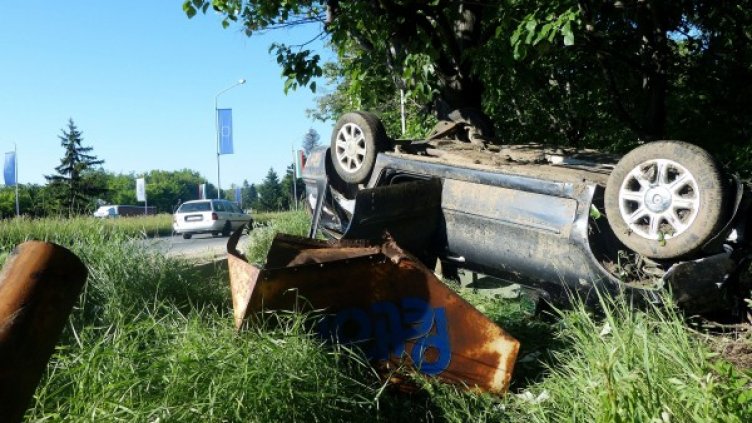 Катастрофата край Русе - Бяла. Снимка БТА
