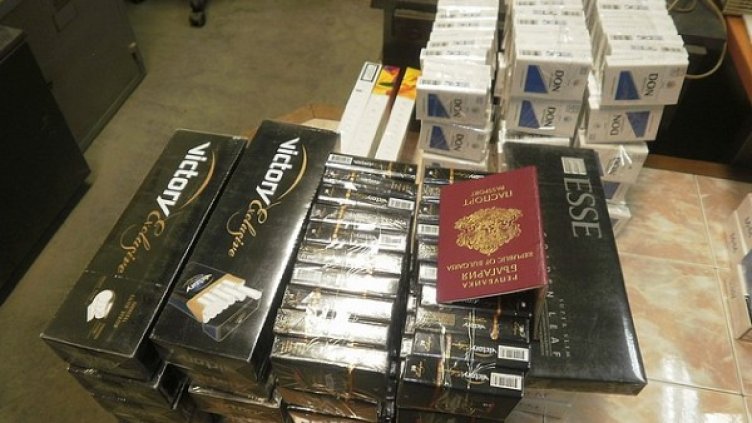 Конфискуваните цигари, Снимка: МВР