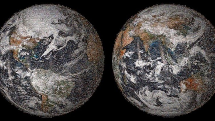 Двете интерактивни мозайки на глобалното "селфи", Снимка: Reuters