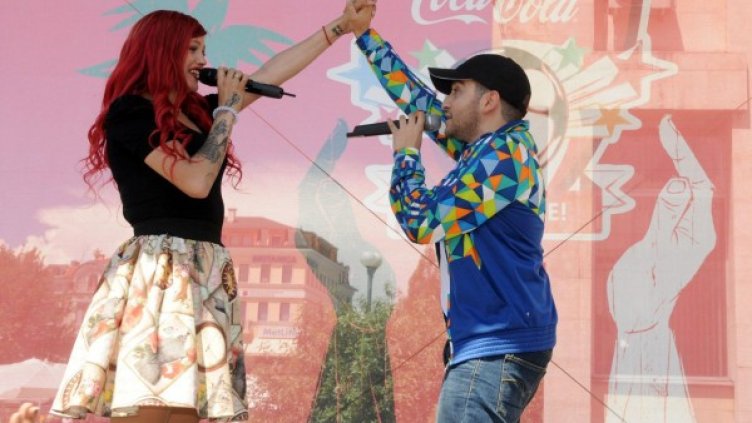 Победителите в двата сезона досега - Жана и Рафи. Снимка: Булфото