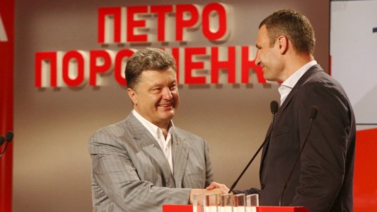 Петро Порошенко (л) Снимка: БТА