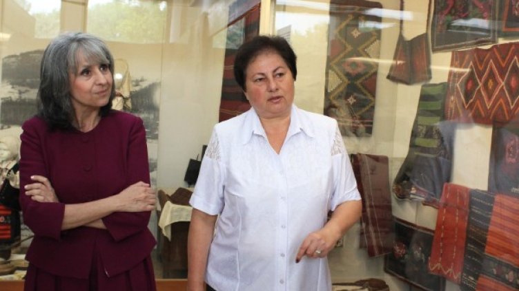 Маргарита Попова в Павликени. Снимка БТА