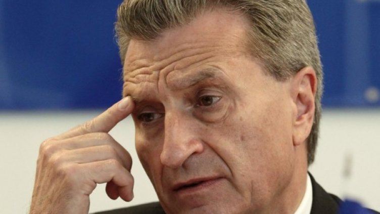 Гюнтер Йотингер. Снимка: Reuters