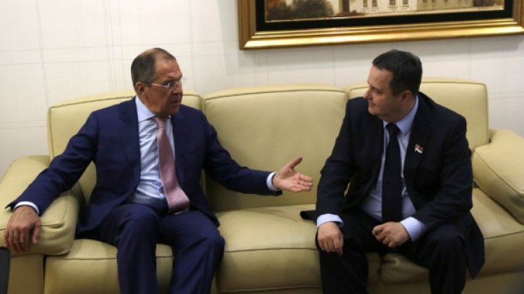 Сергей Лавров и Ивица Дачич. Снимка: БТА