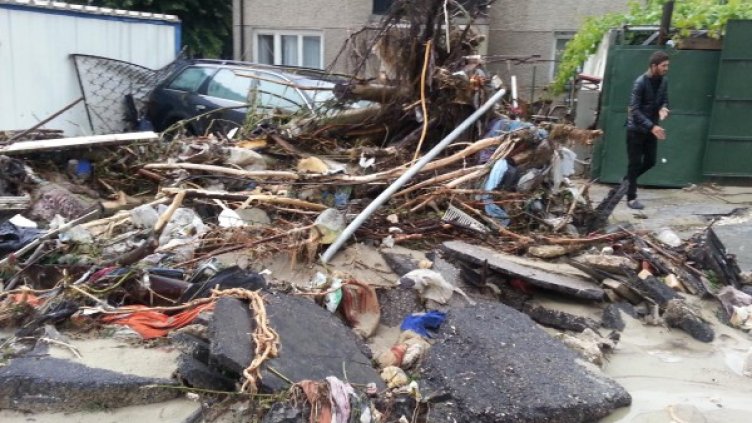 Наводнението във Варна. Снимка, архив Булфото