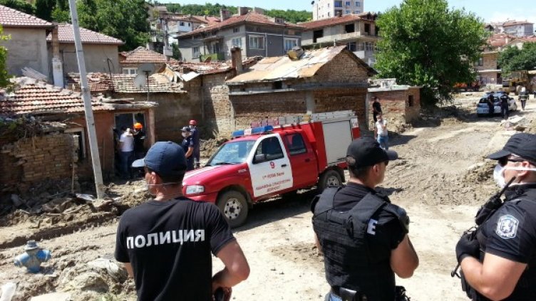 Мястото, където е открит трупът на малкия Марин. Снимка Булфото