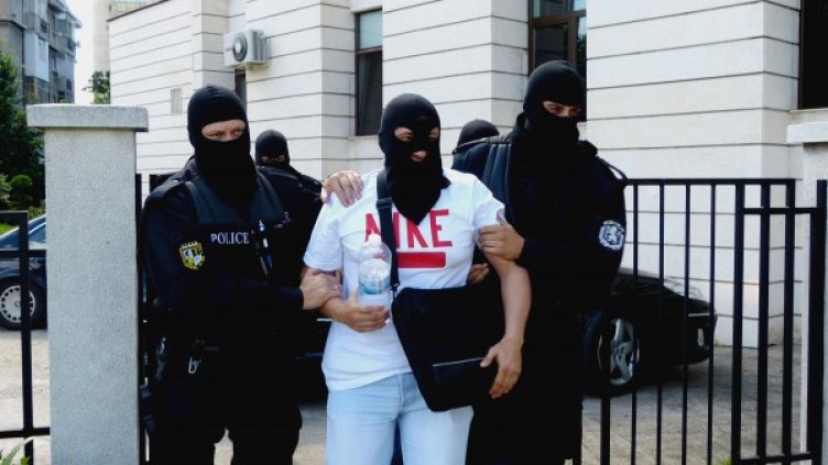 Спецакцията на ДАНС  в Русе. Снимка БТА