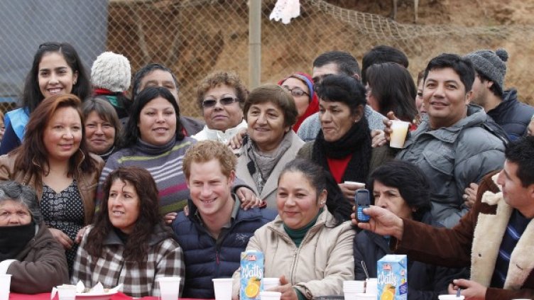 Принц Хари в Чили Снимка: БТА
