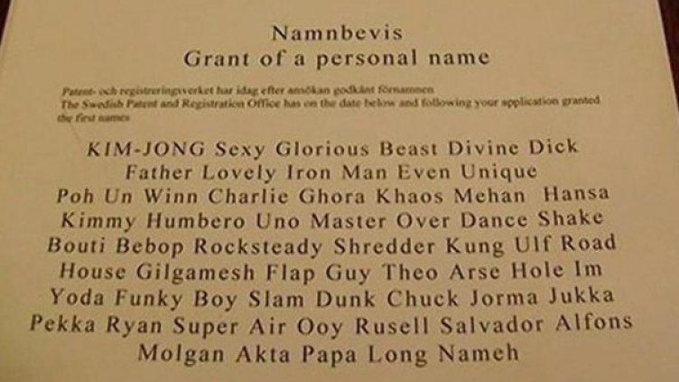 Дългото име на вече бившия Александър Ек, Снимка: Courtesy Nyheter24