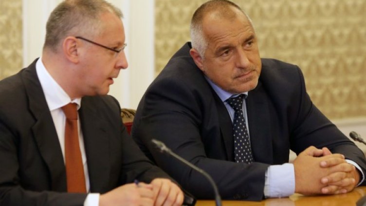 Сергей Станишев и Бойко Борисов Снимка: БТА