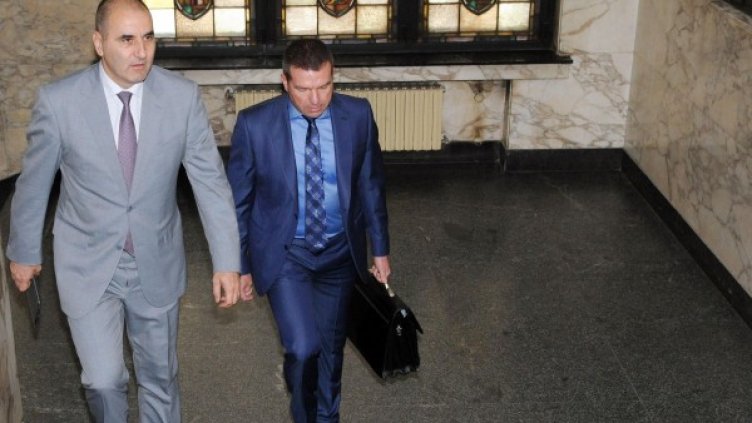 Цветан Цветанов и Менко Менков, снимка: Булфото