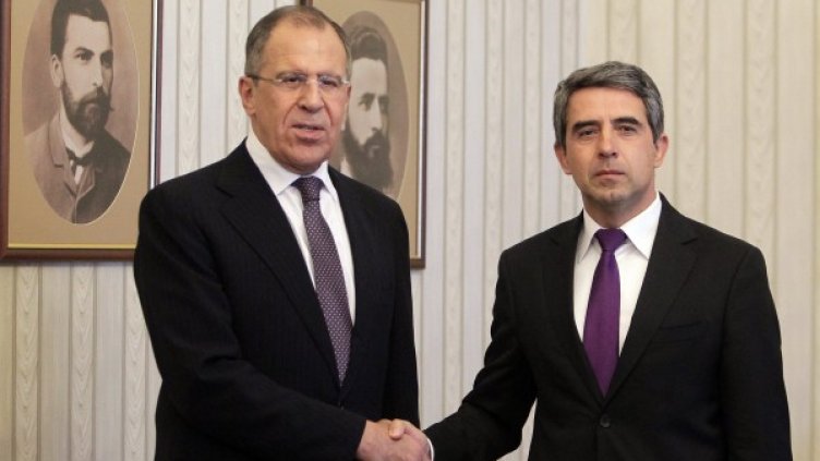 Срещата между президента Росен Плевнелиев и министър Сергей Лавров. Снимка БТА