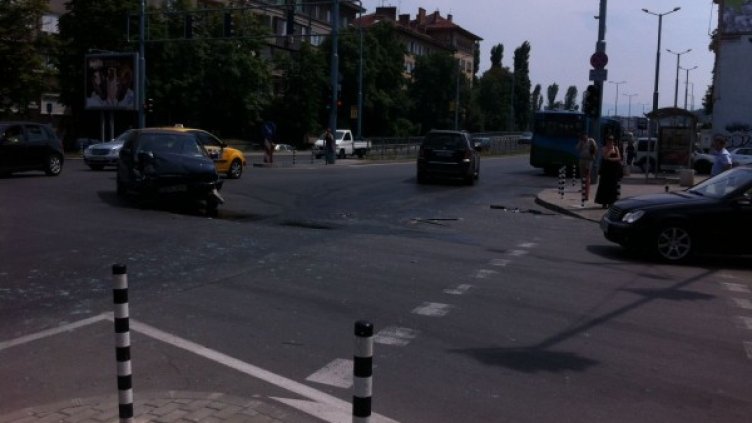Кръстовището, където стана катастрофата. Снимка Dnes.bg