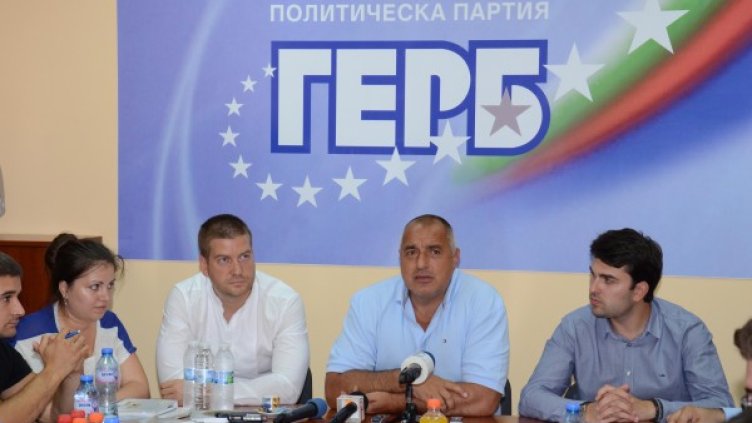 Бойко Борисов в Стара Загора. Снимка БТА