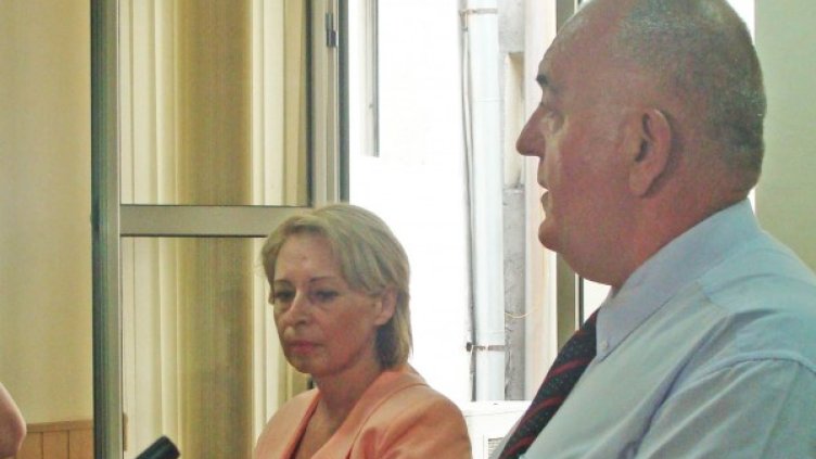 Райна Петрова в съда. Снимка архив Булфото