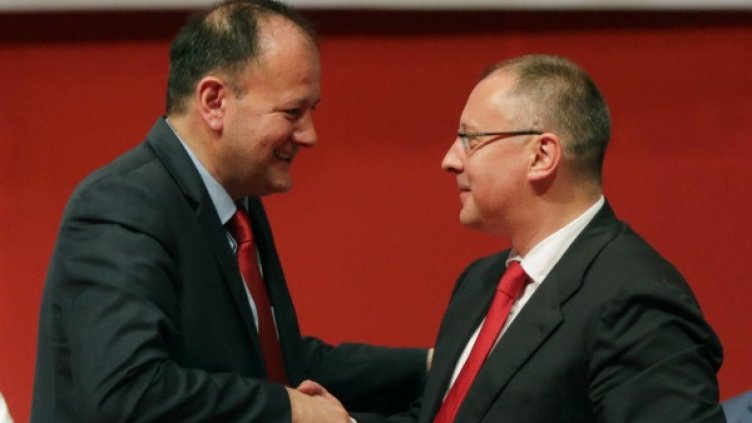 Михаил Миков и Сергей Станишев, Снимка: БТА