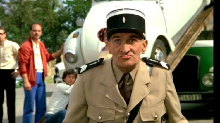 Кадър от филма "Полицаят от Сен Тропе", Снимка: Facebook