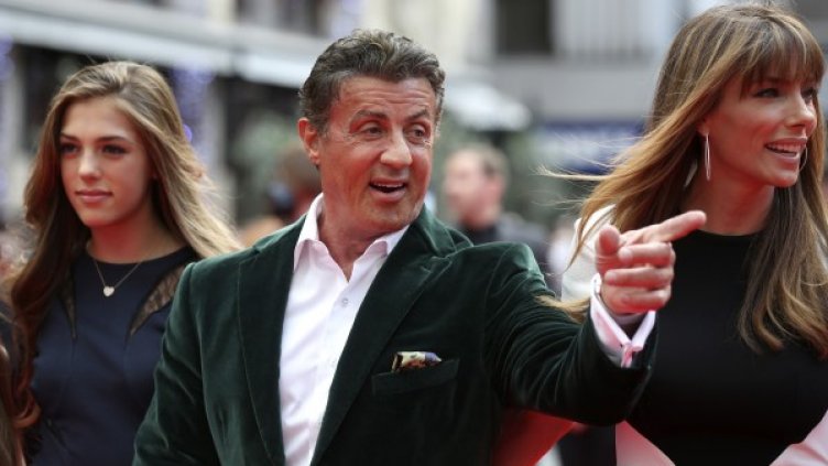 Силвестър Сталоун на премиерата на "Непобедимите 3" в Лондон. Снимка: Reuters