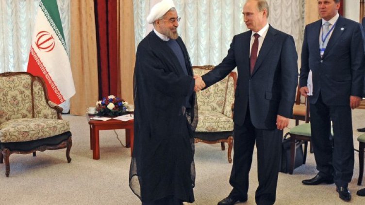 Хасан Рохани и Владимир Путин. Снимка: Reuters