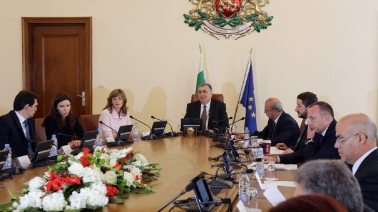 Служебният кабинет проведе първото си заседание. Снимка: БТА