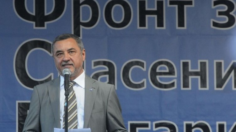 Валери Симеонов - един от лидерите на Патриотичния фронт. Снимка: Булфото, архив