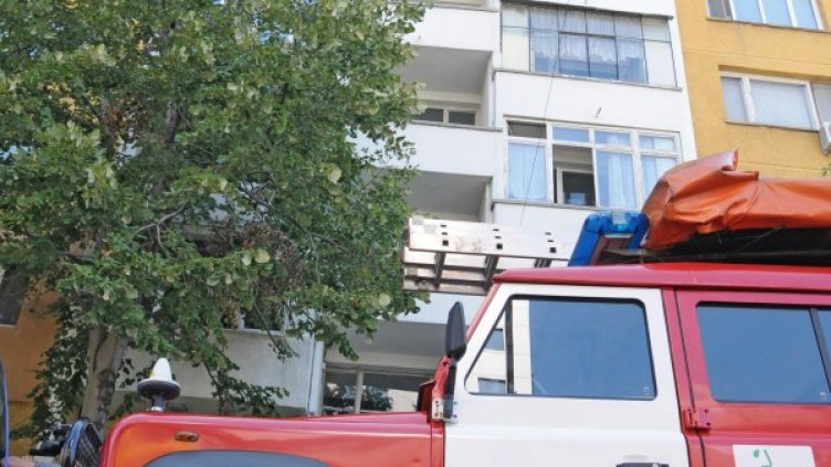 Блокът, в който стана инцидентът. Снимка: БулФото