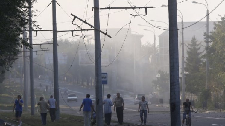 Киев обвинява бунтовниците, че умишлено нанасят щети на инфраструктурата. Снимка: Ройтерс