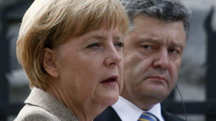 Меркел и Порошенко. Снимка: Ройтерс