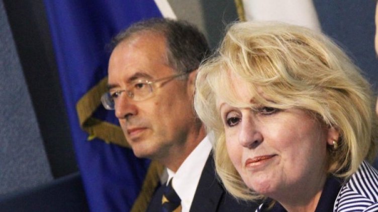 Веселин Вълчев и Катя Тодорова. Снимка: Булфото