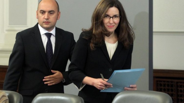 Васил Грудев и Илияна Цанова. Снимка: БТА