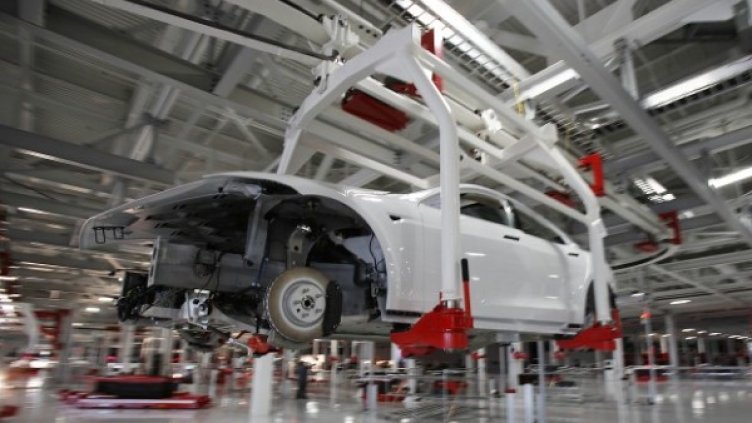 Заводът на Tesla във Фриймонт, Калифорния, Снимка: Архив, Ройтерс