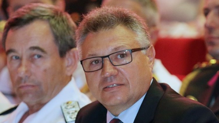 Служебният министър на отбраната Велизар Шаламанов. Снимка: БТА