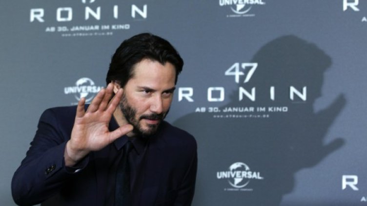 Киану Рийвс на премиерата на "47 ронини". Снимка: Reuters