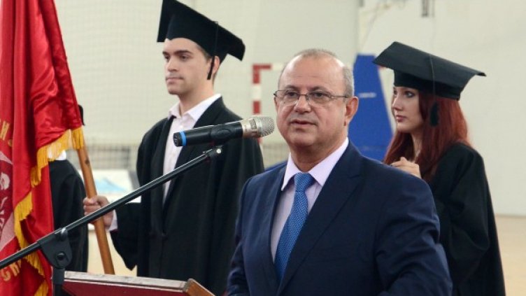 Йордан Христосков бе гост на церемонията по откриването на новата учебна година в ПУ "Паисий Хилендарски" в Пловдив. Снимка: БТА