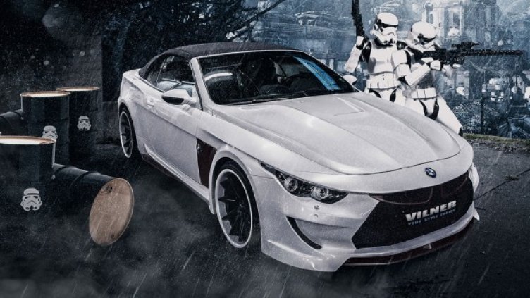 Дизайнът на автомобила е заимстван от имперските бойци от армията на Дарт Вейдър. Снимка: Влнер