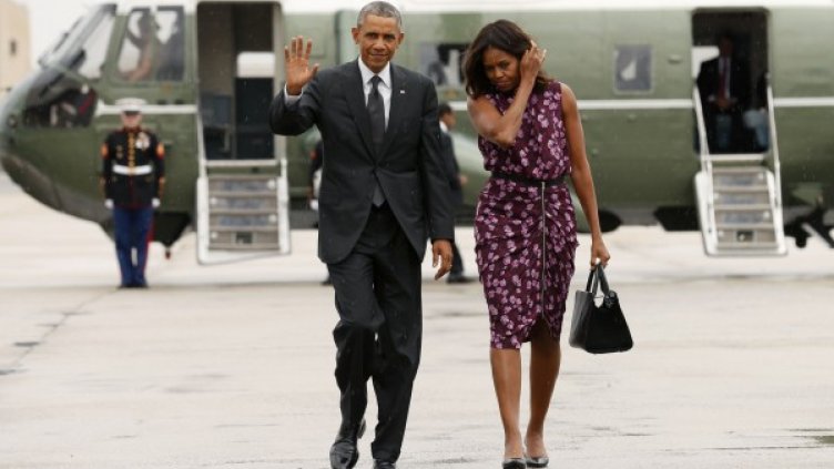Семейство Обама. Снимка: Reuters, архив