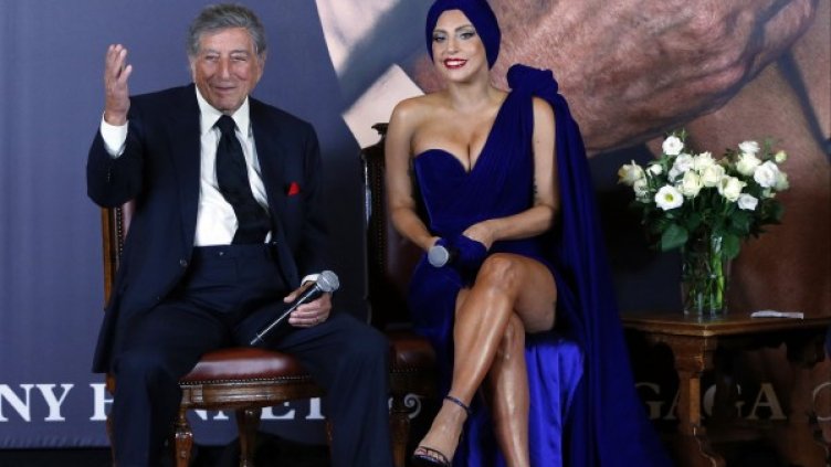Лейди Гага и Тони Бенет Снимка: Reuters