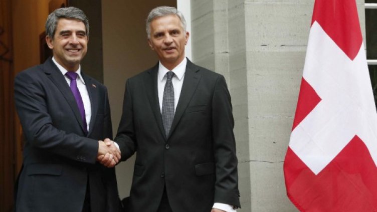 Росен Плевнелиев и Дидие Буркхалтер. Снимка: БТА