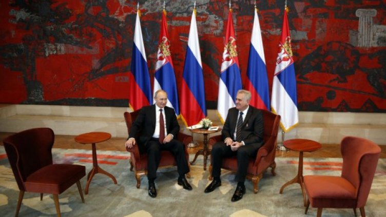 Владимир Путин и Томислав Николич. Снимка: БТА