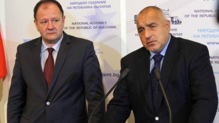 Михаил Миков и Бойко Борисов. Снимка: БТА
