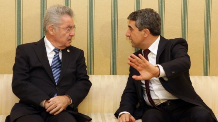 Хайнц Фишер и Росен Плевнелиев. Снимка: БТА