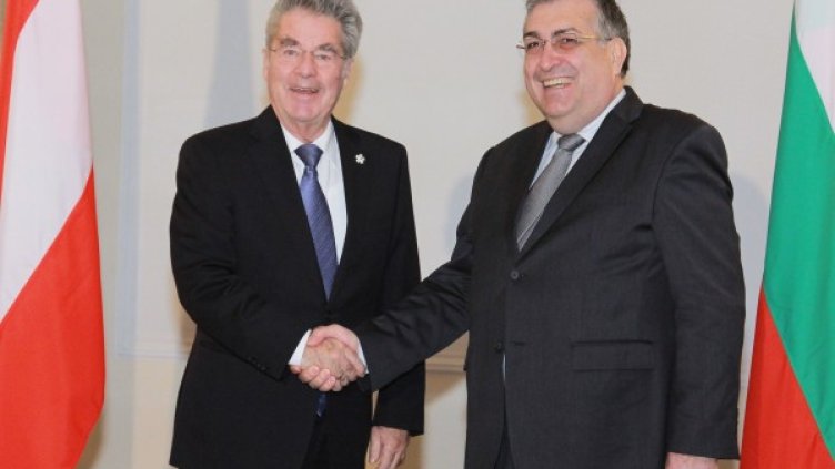 Георги Близнашки и Хайнц Фишер. Снимка: Правителствена пресслужба