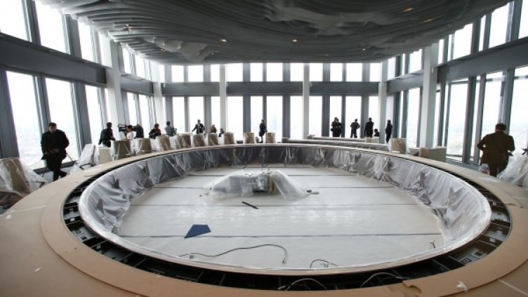 Новата заседателна зала на ИС на ЕЦБ. Снимка: Ройтерс