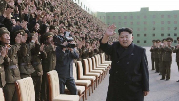 Ким Чен Ун на срещата с командири на батальони от Корейската народна армия. Снимка:Reuters