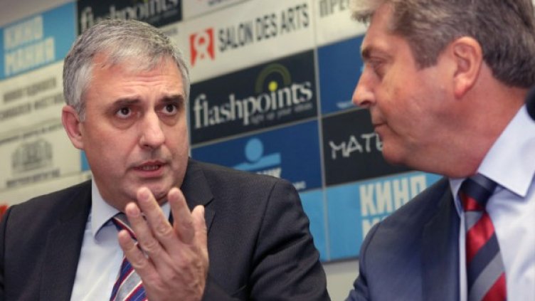 Ивайло Калфин и Георги Първанов Снимка: БТА