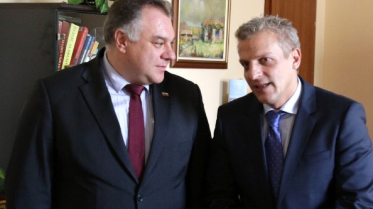 Мирослав Ненков и Петър Москов. Снимка: БТА
